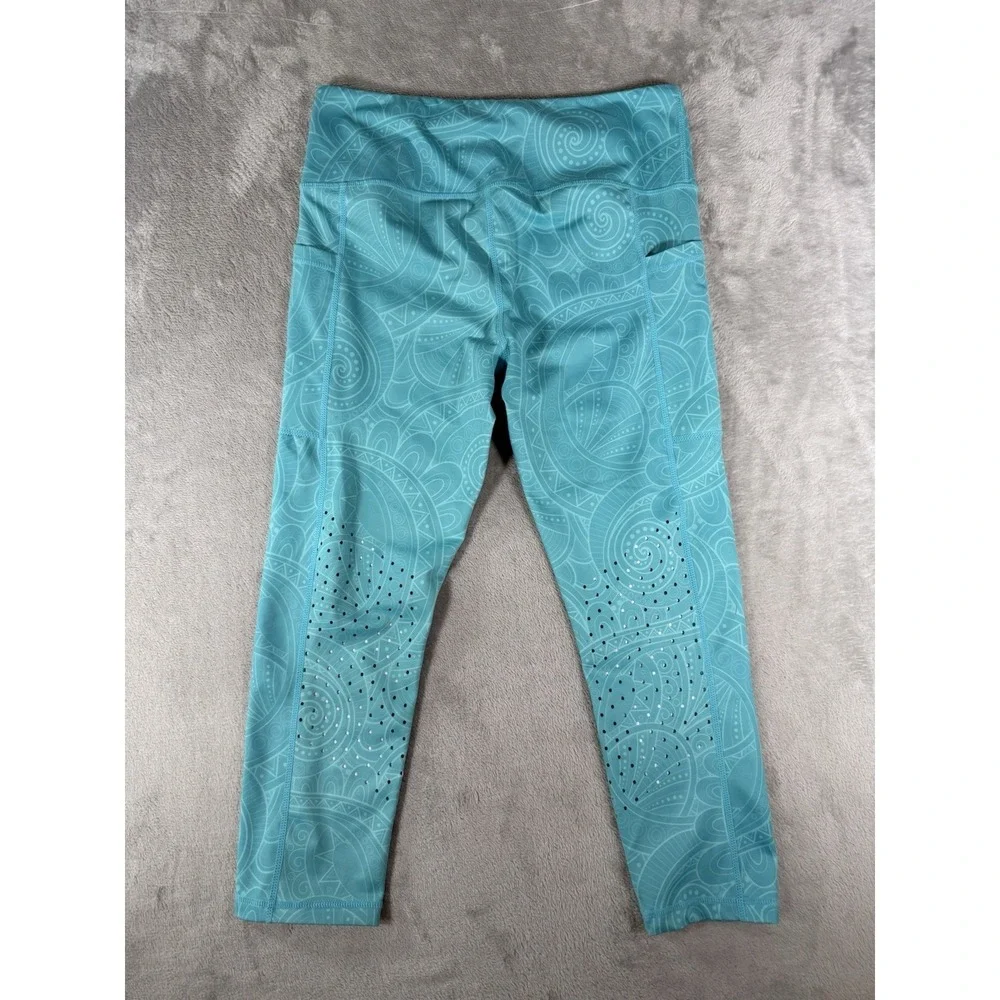 Constantly Varied Gear Leggings Womens‎ Medium Blue Capri 20